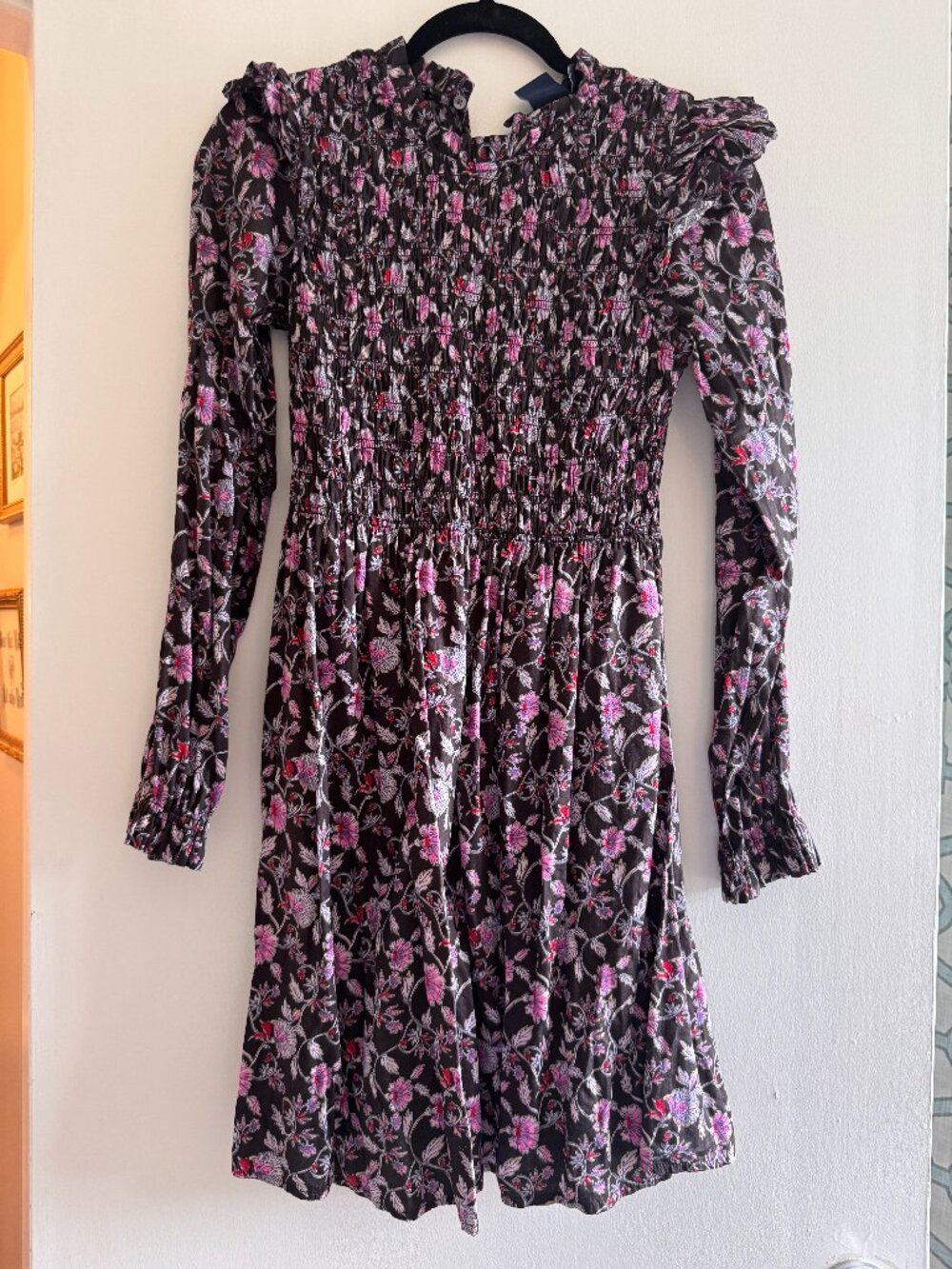 GAP Floral Plum Dress
